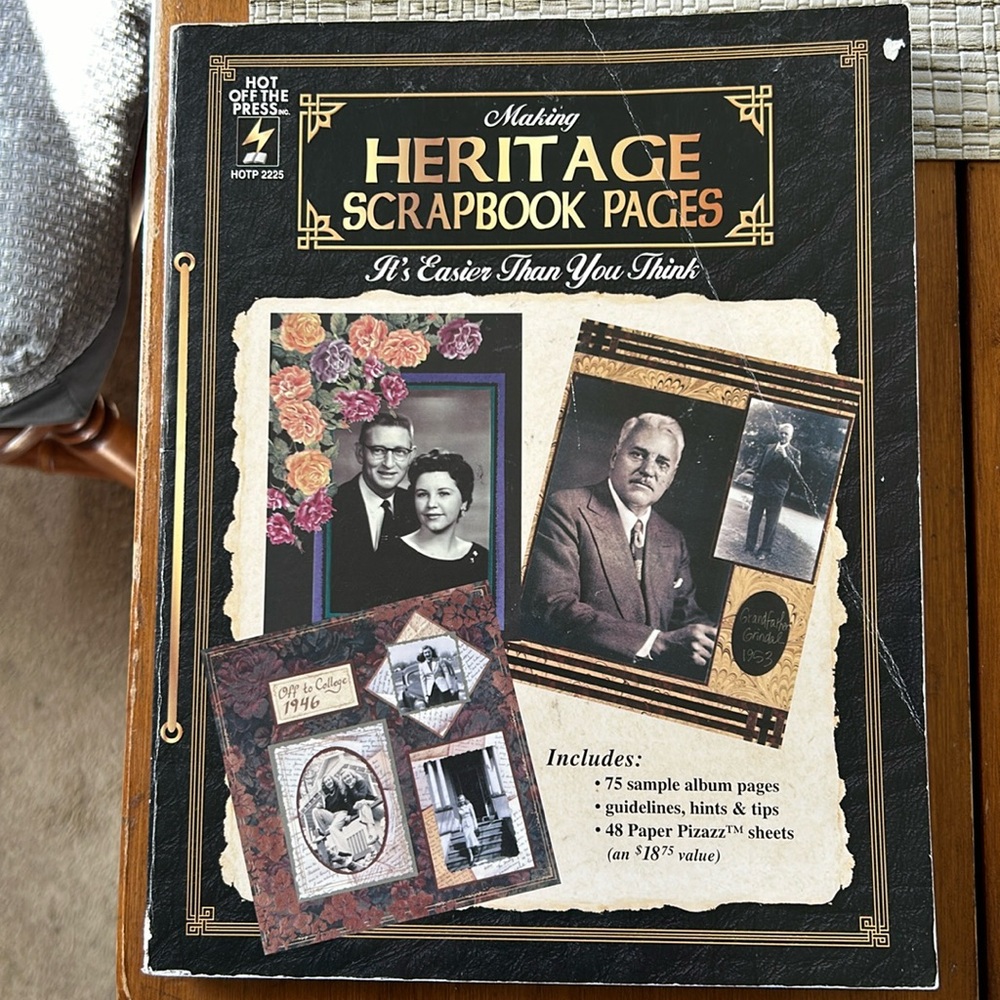 Hot off the press Making Heritage Scrapbook Pages